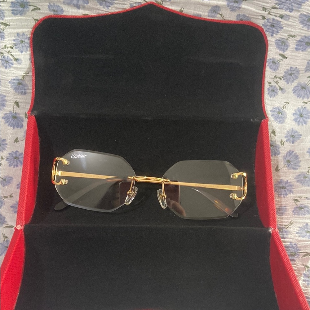 Cartier Transparent Glasses